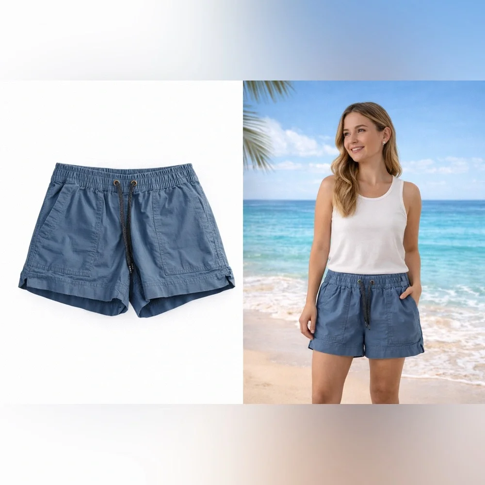 Salt Life Blue Beach Shorts S Small Coastal Casual Lightweight Vacation Summer